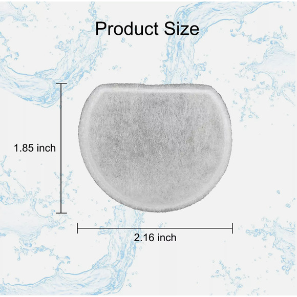 PetSafe Drinkwell Fountain Replacement Carbon Filters w/ 6 Foam Pre-Filters New - Picture 4 of 8